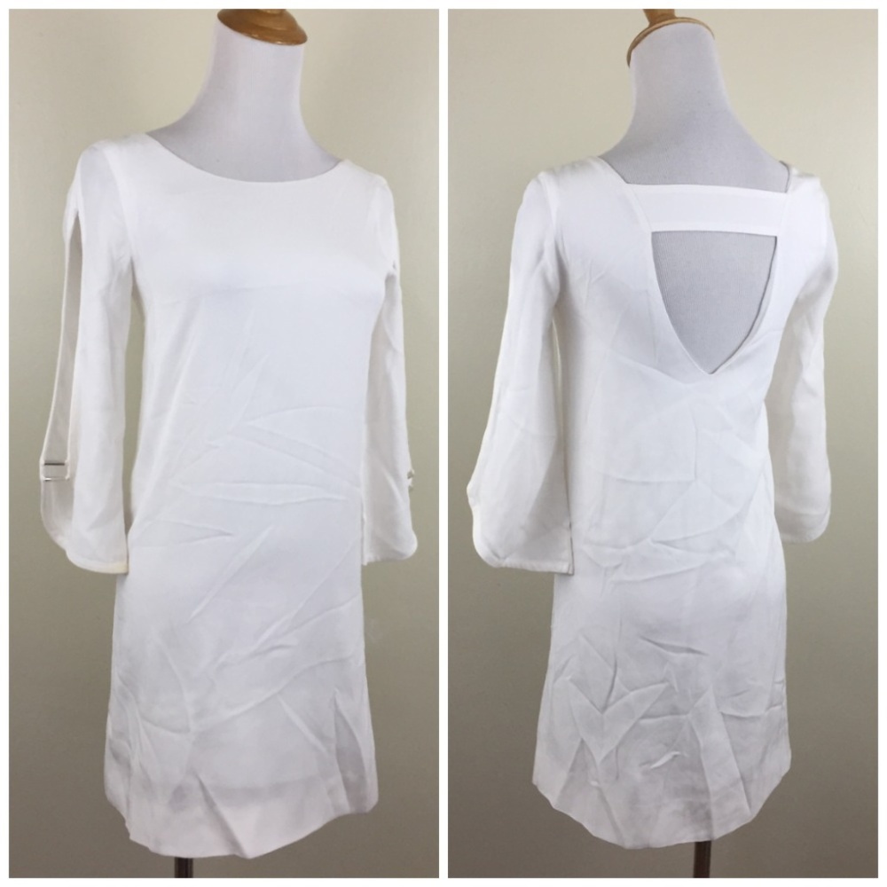 IKKS WOMEN Cut Out Sleeve & Back Dress